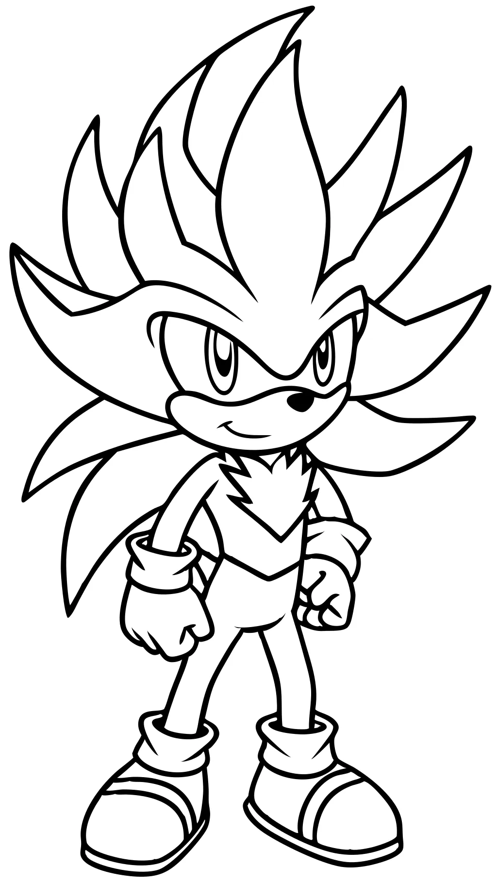 silver the hedgehog coloring pages